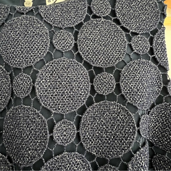 ALICE + OLIVIA Clyde Sapphire Glitter Lace A-Line Sleeveless Mini Dress Sz 4 NWT - Picture 4 of 16